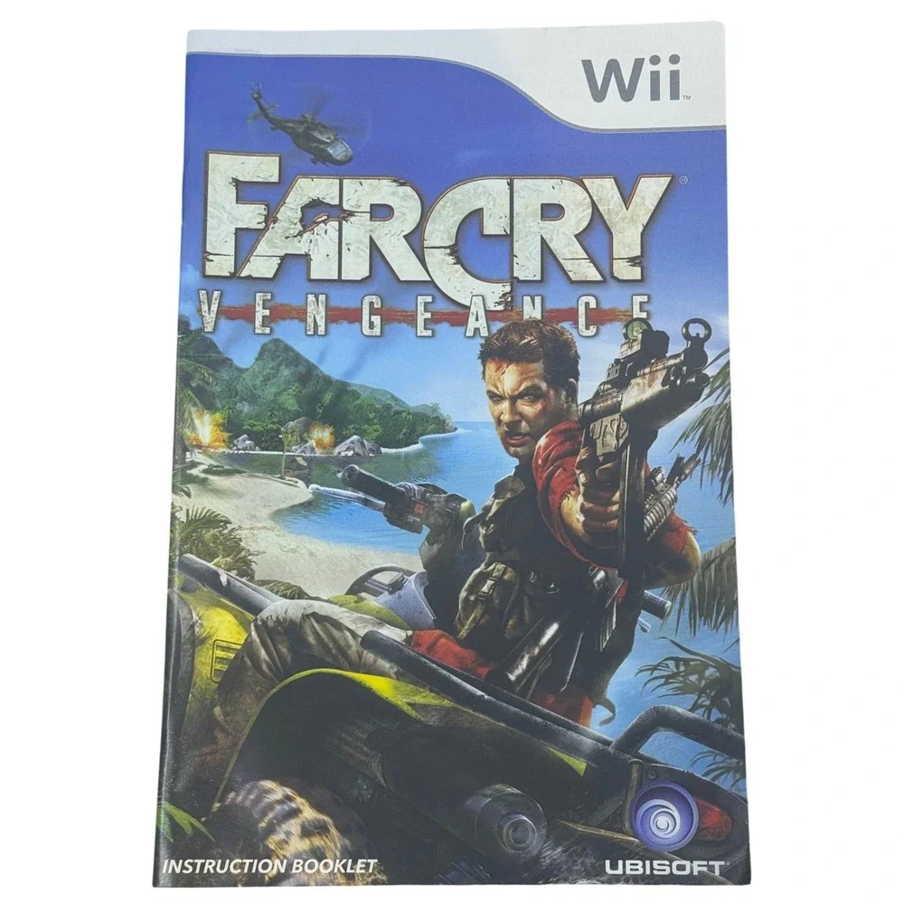 Far Cry Vengeance Nintendo Wii Instruction Booklet Manual Ubisoft 2006‎